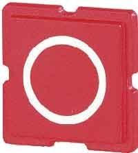 Actual product image Eaton Button plate, 25 x 25 mm, yellow 91471