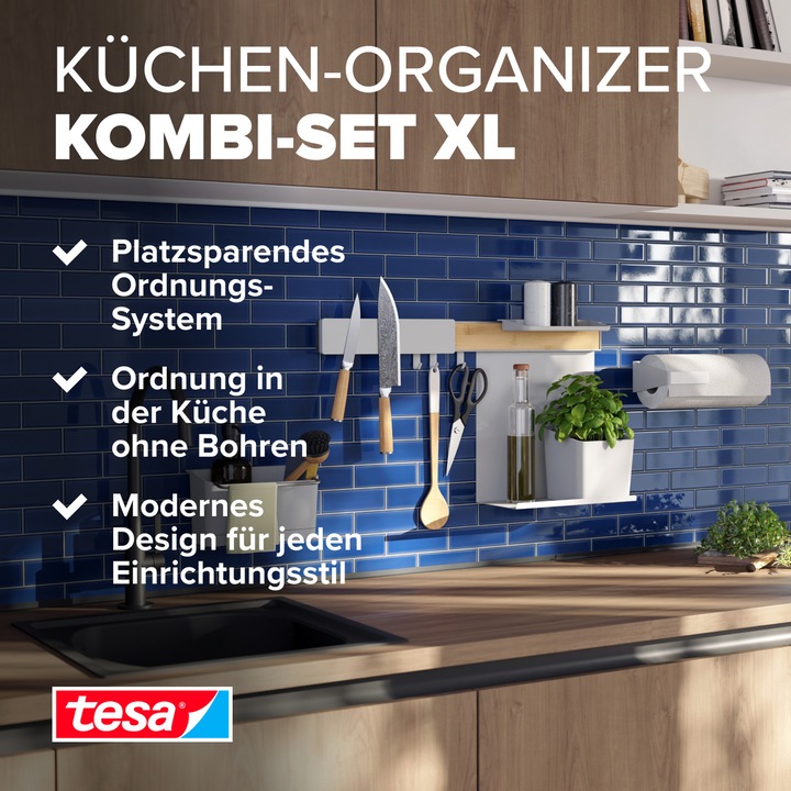 Produktbild tesa Küchenorganizer Kombi-Set XL