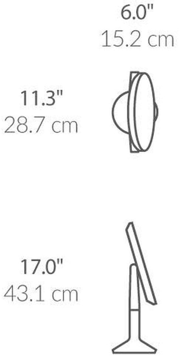Actual product image Simplehuman Trio
