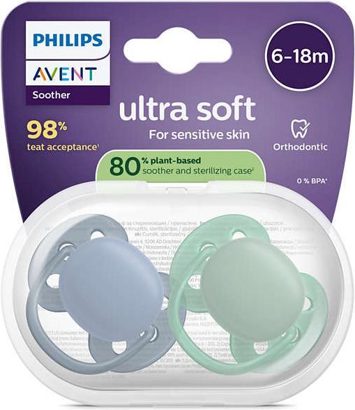 Produktbild Philips Avent Pacifier SCF091/42 ultra soft (2 x, 6 - 18 Monate)
