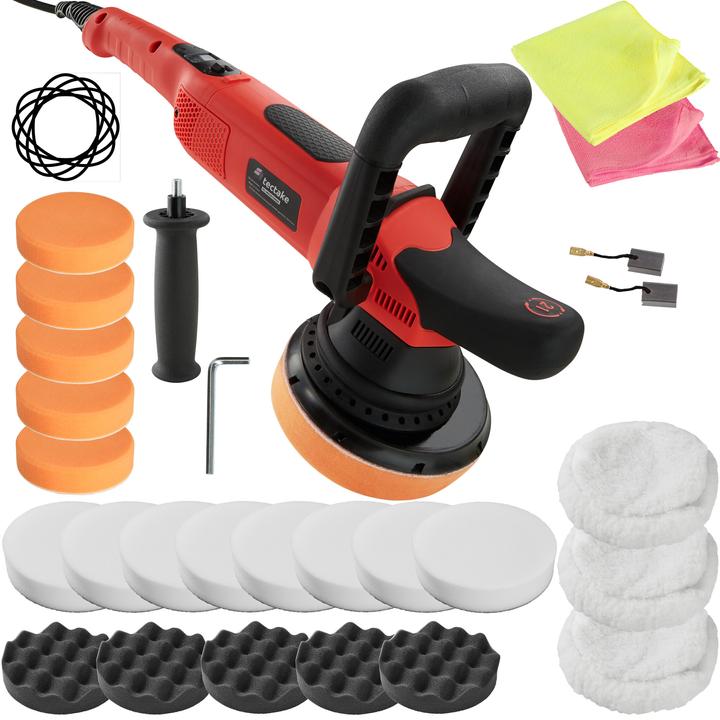 Actual product image tectake Eccentric polishing machine (Eccentric polisher, 810 W)