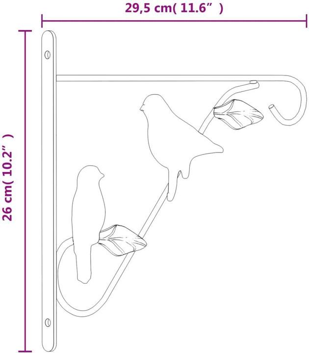 Produktbild vidaXL Halterung für Blumenampel