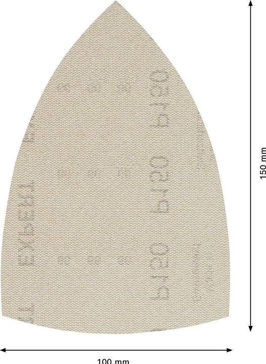 Produktbild Bosch Professional Zubehör EXPERT M480 Schleifnetz für Multischleifer 100 x 150 mm, G 150, 10-tlg. (150)