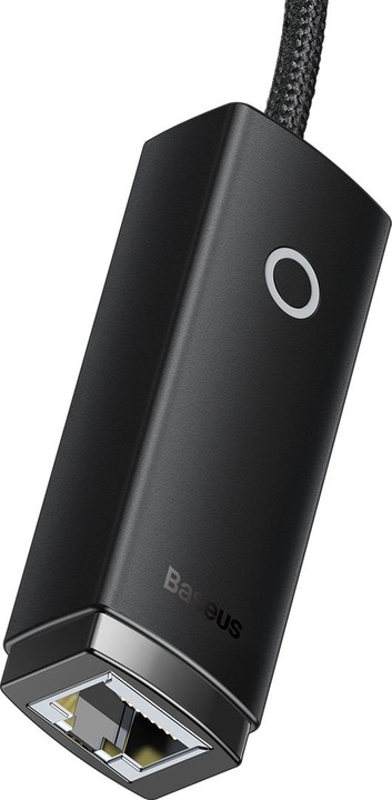 Produktbild Baseus Lite Series Ethernet Adapter USB-A to RJ45 LAN Port (100Mbps) Black (USB, RJ45 (1x))