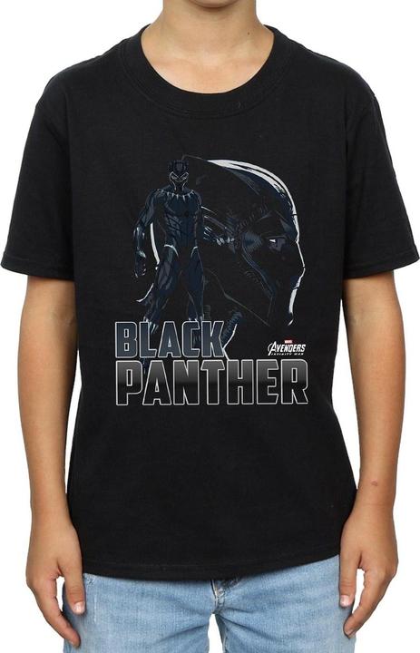 Immagine prodotto Avengers Infinity War Maglietta in cotone Pantera Nera Ragazzi (128)