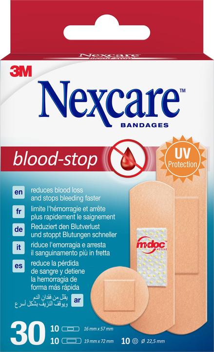 Produktbild 3M Blood-Stop Pflaster 3 Grössen gemischt (30x)