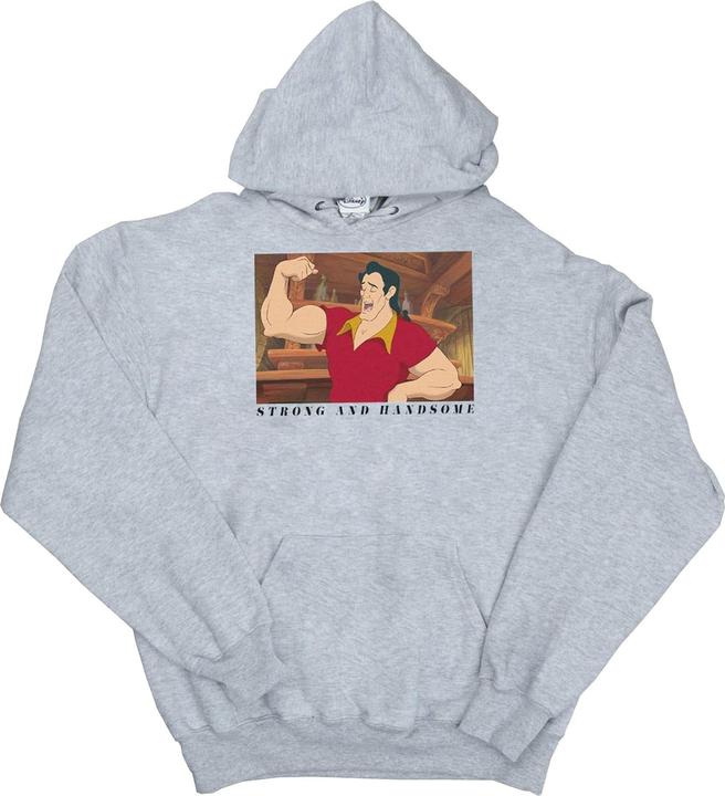 Actual product image Disney Mens Beauty And The Beast Handsome Brute Hoodie (S)