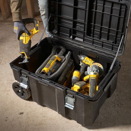 Actual product image Stanley T-STAK Mobile Assembly Box | Job Chest