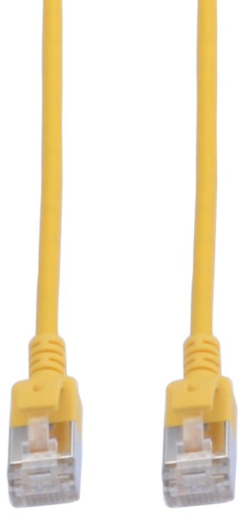 Actual product image Prokord TP-CABLE U/FTP CAT.6A SLIM LSZH RJ45 0.5M YELLOW (F/UTP, CAT6a, 0.50 m)