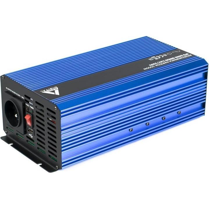 Thumbnail - Digital, Spannungswandler, AZO 12 VDC / 230 VAC Spannungswandler SINUS IPS-2000S 2000W