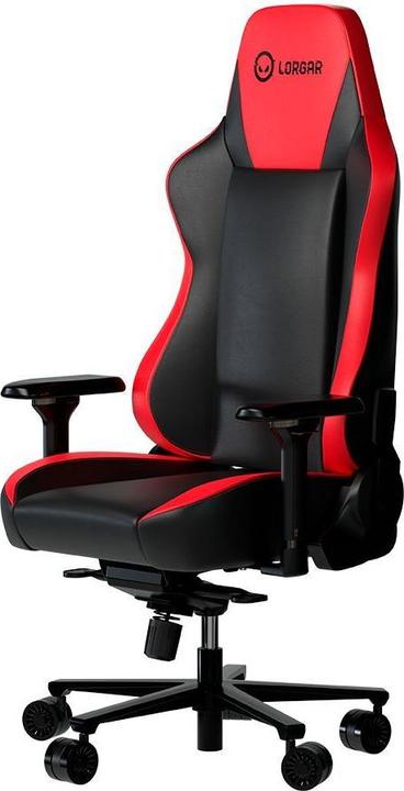 Actual product image Lorgar Base 311, Gaming chair, PU eco-leather, 1.8 mm metal frame, multiblock mechanism, 4D armrests