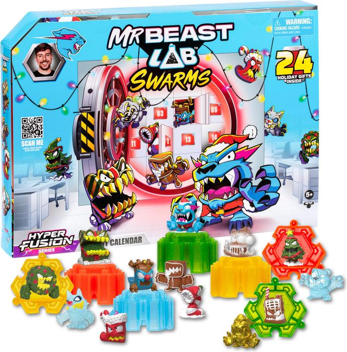 Actual product image Moose Mr. Beast Lab Swarms Mini Figures 6-pack 5 cm Assortment (6)