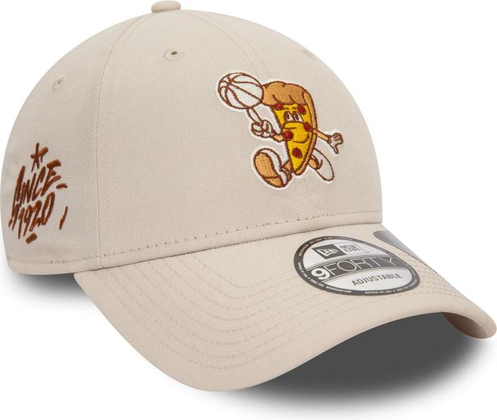 Produktbild New Era 9Forty Strapback Cap - ICON LOGO Pizza stone beige