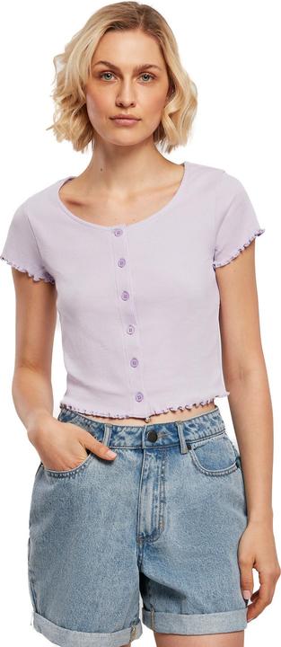 Immagine prodotto Urban Classics Maglietta da donna a costine con bottoni - 12114 (3XL)