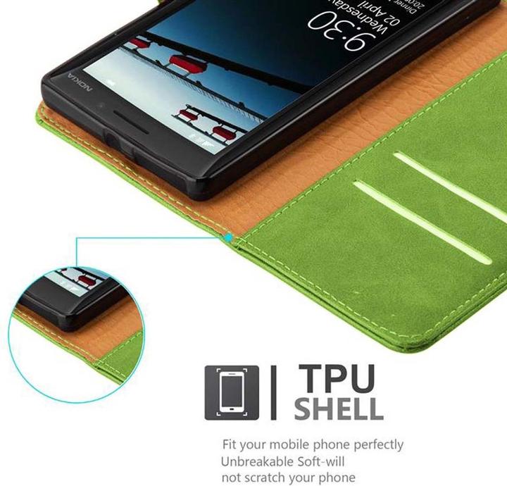 Actual product image Cadorabo Book Luxury Cover (Nokia Lumia Icon 929, Nokia Lumia 930)