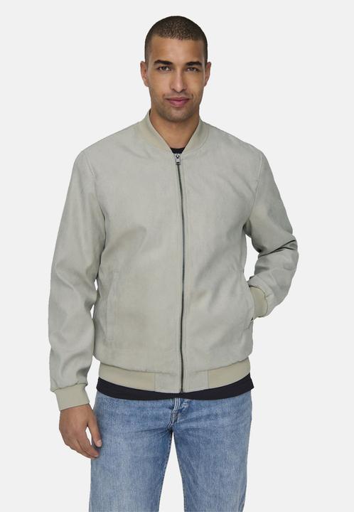Actual product image Only & Sons Onslucas Fake Suede Bomber Otw (XXL)