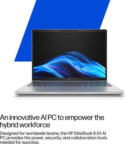 Actual product image HP EliteBook 8 G1a AI PC (14", 1000 GB, 32 GB, DE, AMD Ryzen 7 250)