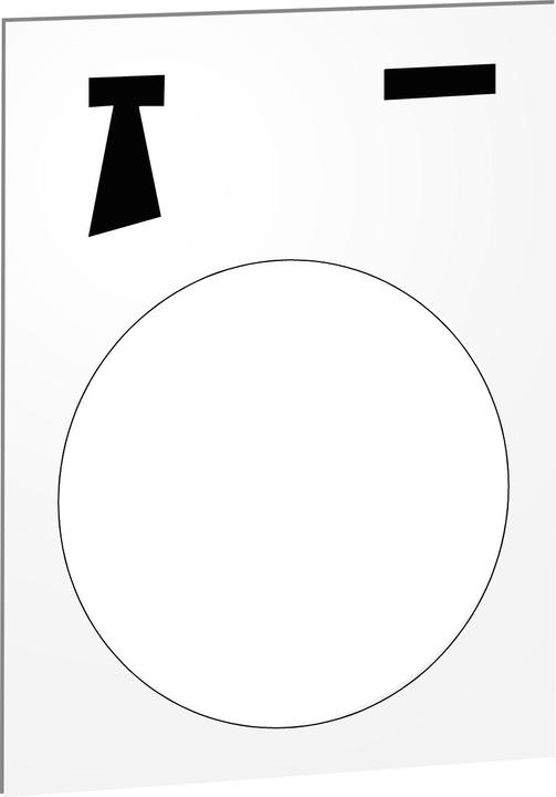 Actual product image Schneider Electric Labelling plate, 30x40mm, white, On ZB2BY4935