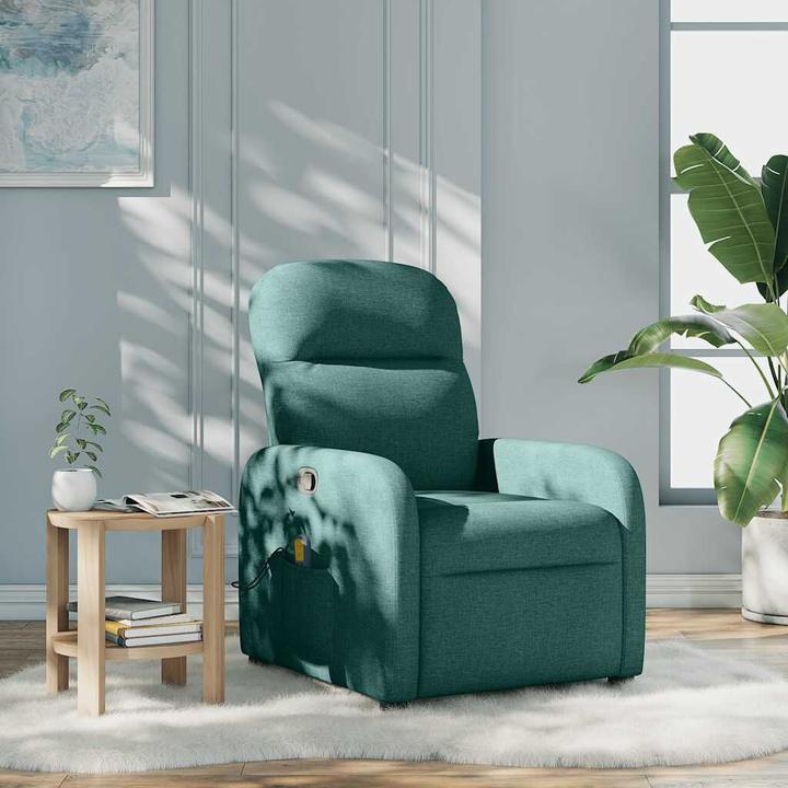 Image du produit VidaXL Fauteuil de massage Vert foncé Tissu