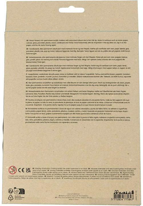 Actual product image Creativ Company Aquarellmarker 2+ 4-8 mm, 12 Stück, Strichstärke: 2 (12x)