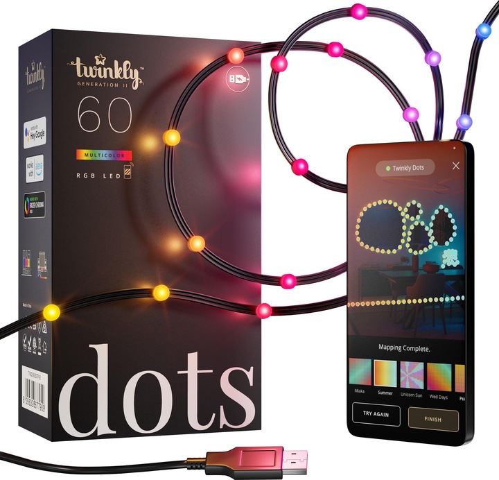 Actual product image Twinkly Dots (RGB, 300 cm, Indoor)