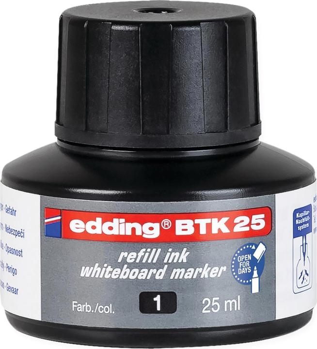 Produktbild Edding Nachfülltuschen BTK 25 (Gelmine, Schwarz, 48 mm)
