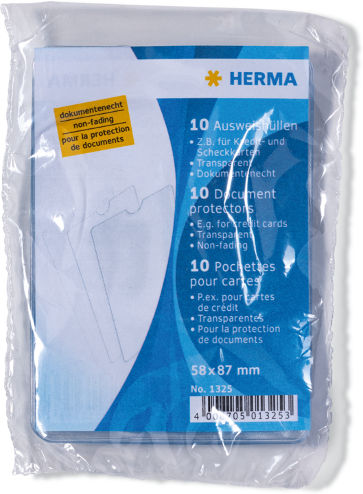 Actual product image Herma ID card holders (9 x 6 cm, 1 x)