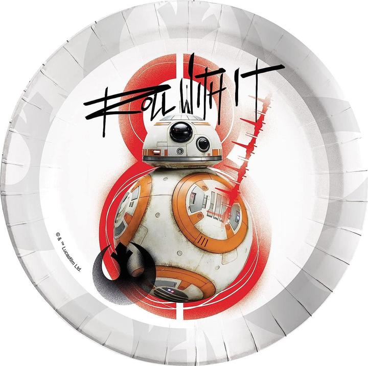Produktbild Star Wars Roll With It Partyteller (8er Pack) (8x)