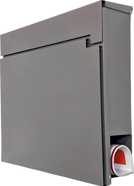 Produktbild SafePost 810 Briefkasten graualu. RAL9007 matt