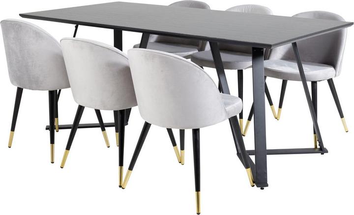 Produktbild Ebuy24 Essgruppe Marina 23 (7-teilig) (MDF, Stahl)