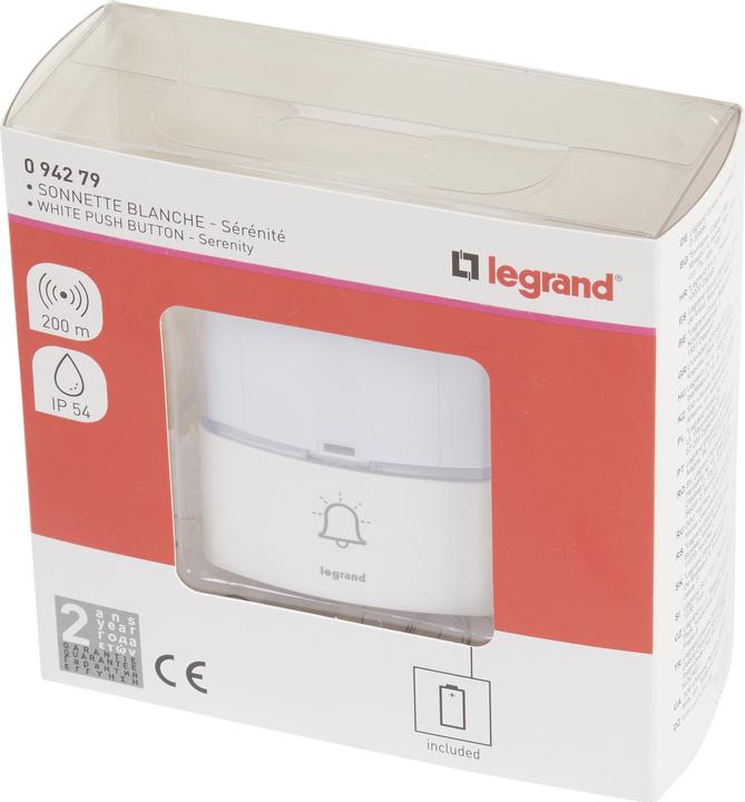 Actual product image Legrand Bell push button white Premium Set