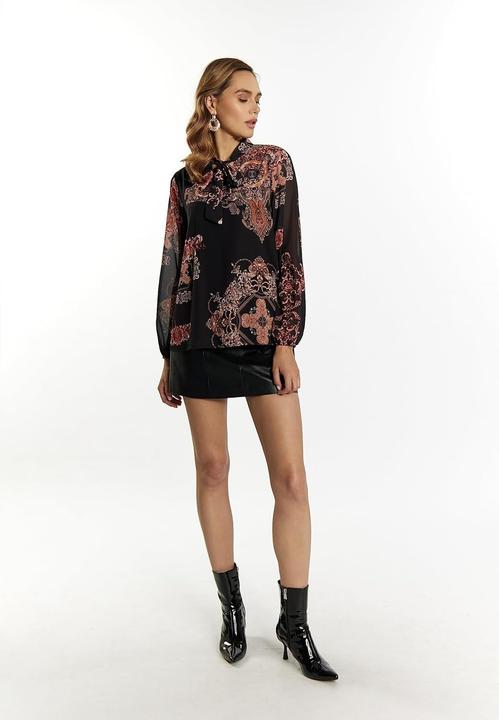 Actual product image Imane Baroque Print Blouse (S)