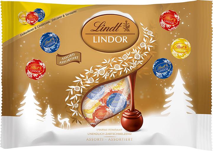 Image du produit Lindt Mini Lindor Assortis Noël (300 g)