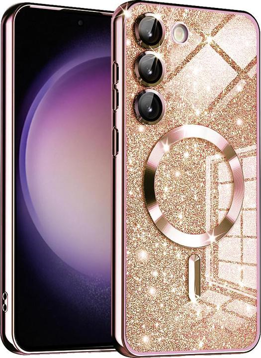 Produktbild Techsuit - Luxury Glitter MagSafe - Samsung Galaxy S23 Plus - Rose Gold (Samsung Galaxy S23+)