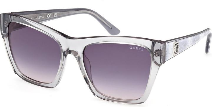 Actual product image Guess Grey Smoke Squared Acetate Sunglasses