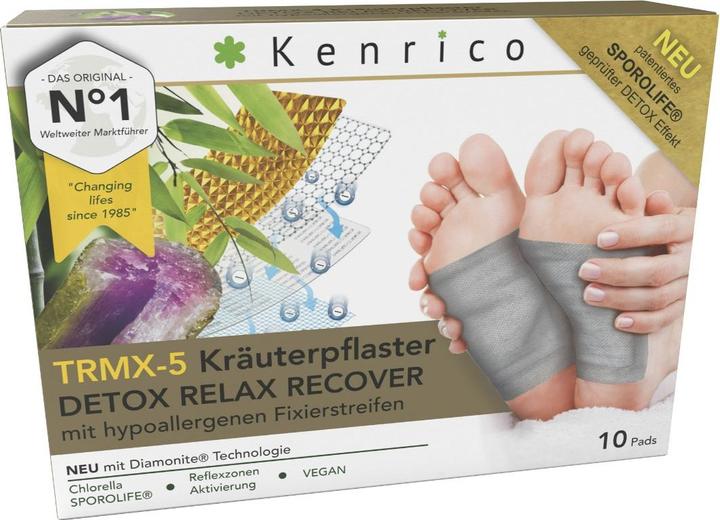 Image du produit Kenrico Kräuterpflaster TRMX-5 Detox, Relax, Recover (Sparadraps pour les pieds, 558.25 ml)