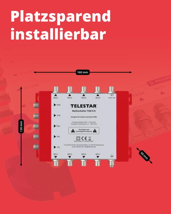 Actual product image Telestar TSM 5/8 (Multi switch)