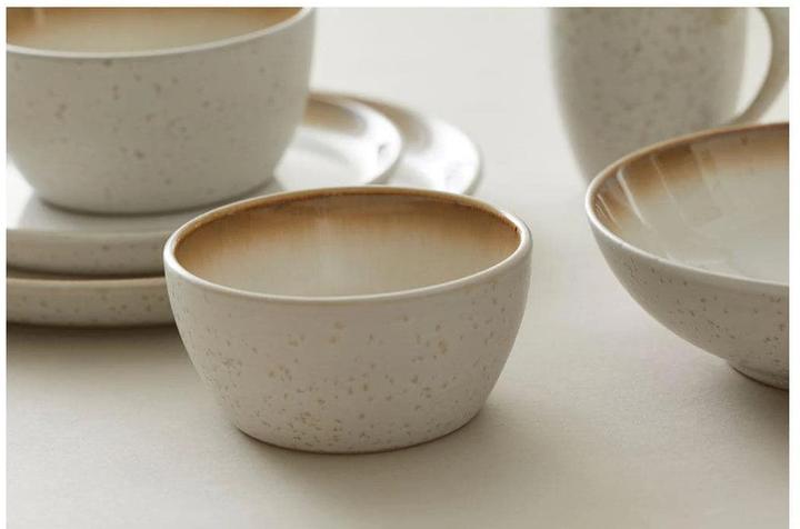 Actual product image Bitz Snack bowl Ø 10 cm 6 pieces, Cream/Brown