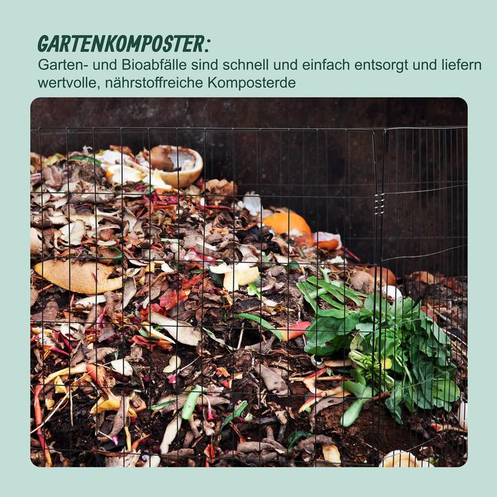 Actual product image Relaxdays Metal composter (120 l)