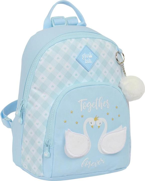 Produktbild Safta Rucksack Glow Lab Cisnes Mini Hellblau 25 x 30 x 13 cm