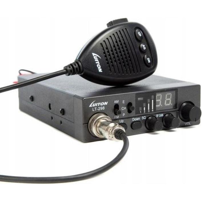 Luiton LT-298 ASQ AM/FM CB Radio Cigarette Lighter Plug Black, Adattatore per auto, Nero