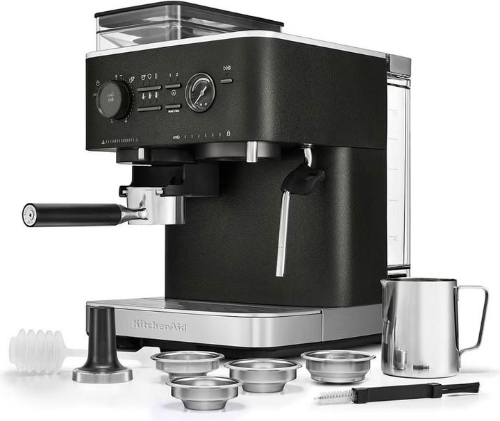 Productafbeelding KitchenAid 5KES6551EBK Siebträgermaschine mit Mahlwerk