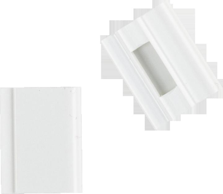 Produktbild Elba Farbige Laschen, aus PVC, zum Aufstecken, weiss für vertikale 1 Hängemappen, Masse: (B)20 x (T)5 x