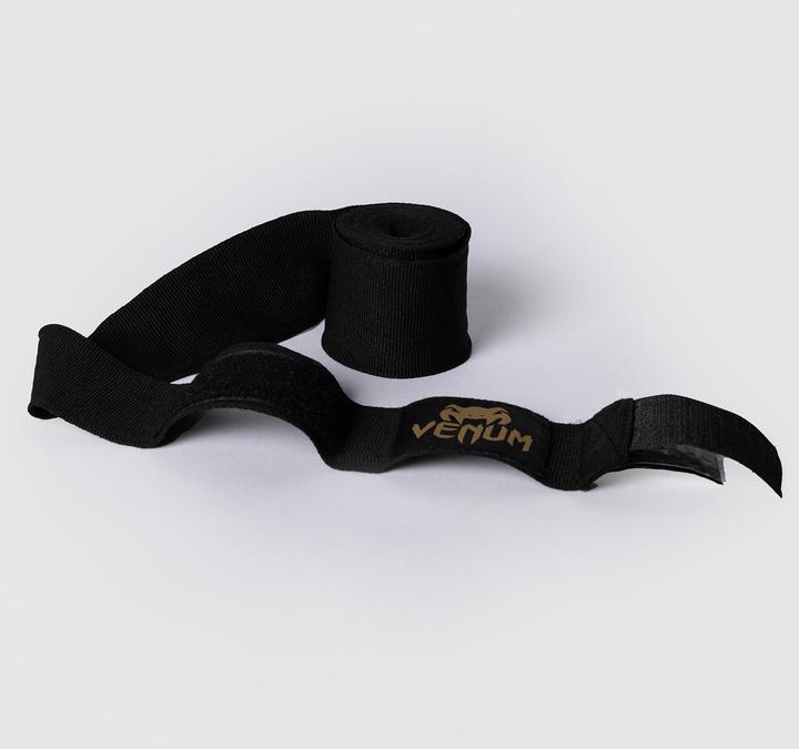 Image du produit Venum Bandelettes de boxe Kontact - 2,5m - Noir/Or (Taille unique)