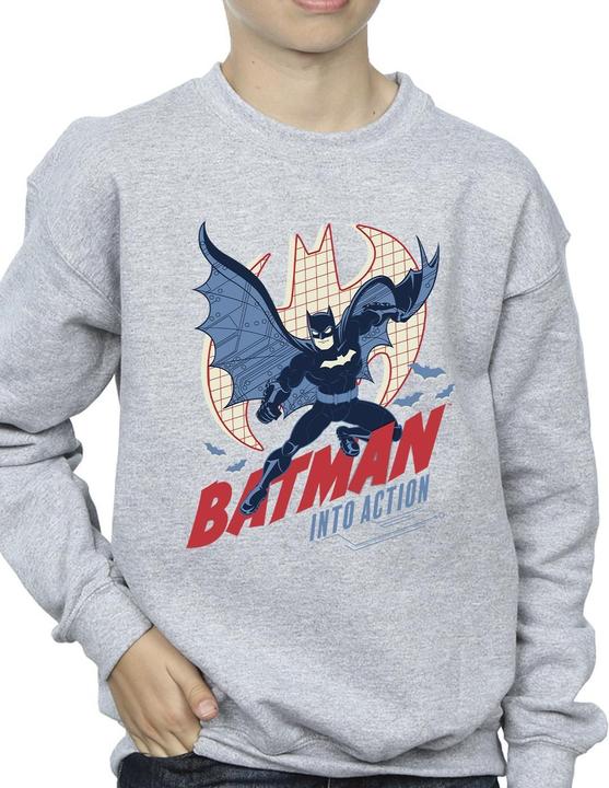 Actual product image Boys Batman Into Action Sweatshirt (104)