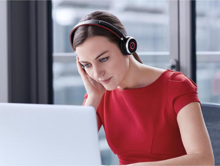 Actual product image Jabra Evolve 65 SE UC Duo (Wireless, USB-A)