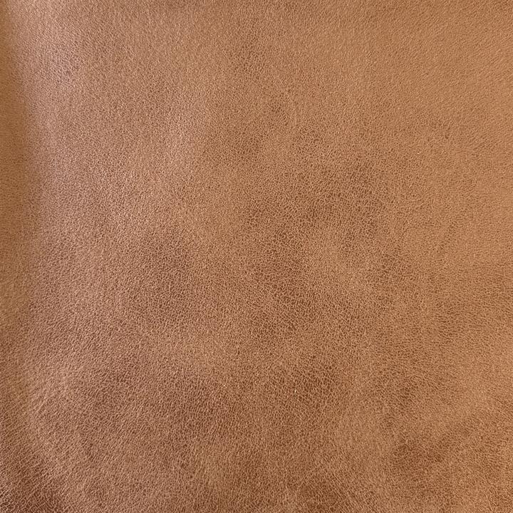 Actual product image En.Casa Sofa Suldal 2-seater with longchair imitation suede light brown (2 person sofa)