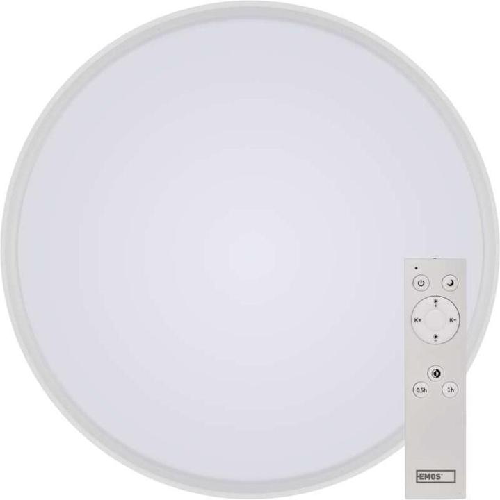 Produktbild Emos LED-Leuchte LIVI 50 cm, 45 W, warm-kaltweiss, dimmbar mit Fernbedienung (2700 lm)