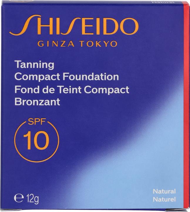 Actual product image Shiseido Sun Make-up Tanning Compact Foundation SPF 10 Natural / 12 g (Natural)