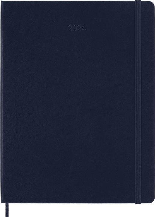 Produktbild Moleskine 12 Monate Wochen Notizkalender 2024, XL 19X25, Saphir (A4, Harter Einband, Englisch)